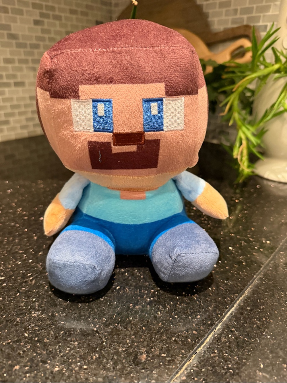 Mini Crafter Steve Plush Stuffed Toy / Minecraft